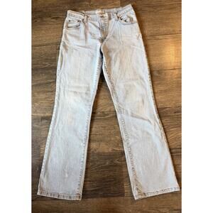 🔥 Vintage Levi’s 550 Relaxed Bootcut Jeans 10 M Light Wash Grunge Streetwear